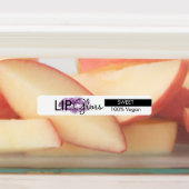 Étiquettes d'emballage de marque de lèvres brillan (Apposé)