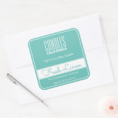 Étiquettes d'emballage de produits bleu clair clai (Enveloppe)