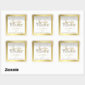 Étiquettes d'emballage de produits frappants Blanc (Feuille)