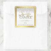 Étiquettes d'emballage de produits frappants Blanc (Sac)