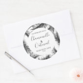 Étiquettes d'emballage de savon tropicale modifiab (Enveloppe)