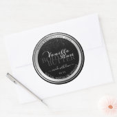 Étiquettes d'emballage des produits Black et Silve (Enveloppe)