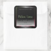 Étiquettes d'emballage des produits blancs noirs (Sac)