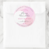 Étiquettes d'emballage des produits Pastel Rose te (Sac)