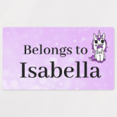 Étiquettes d'enfants personnalisés (Design 2)