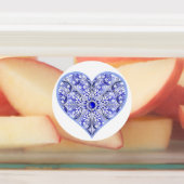 Étiquettes Dentelle en céramique Bleu de Grèce (Apposé)