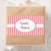 Étiquettes d'entreprise rétro-répartis (En situation)