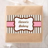 Étiquettes d'entreprise Vintages customisés (En situation)