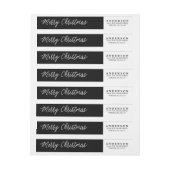 Étiquettes d'enveloppe d'adresse de retour de (Feuille)