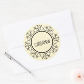 Étiquettes d'épices de Cardamon (Enveloppe)