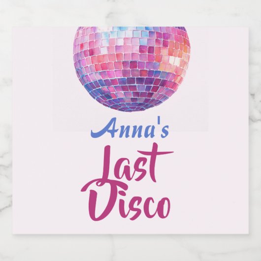 Étiquettes derniers de la soirée de bachelorette D (Étiquettes simples)