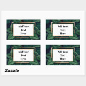 Étiquettes d'expédition à feuilles vertes (Feuille)