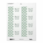 Étiquettes d'expédition Classic Refining (Feuille entière)