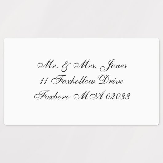 Étiquettes d'expédition customisés (Design 1)