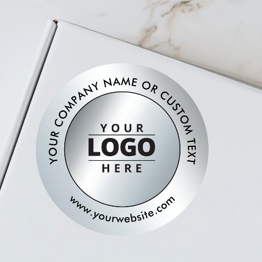 Étiquettes d'expédition de commande de logo d'entr