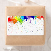 Étiquettes D'EXPÉDITION DE PEINTURES (En situation)