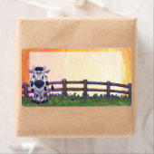 Étiquettes d'expédition de vache (En situation)