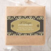 Étiquettes d'expédition du concepteur d'intérieur (En situation)