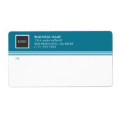 Étiquettes d'expédition et de courrier avec logo d (Devant)