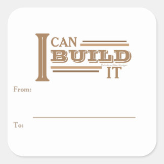 Étiquettes d'expédition I Can Build It