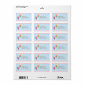 Étiquettes d'expédition Lollypop Mailing (Feuille entière)