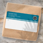 Étiquettes d'expédition par courrier du logo comme
