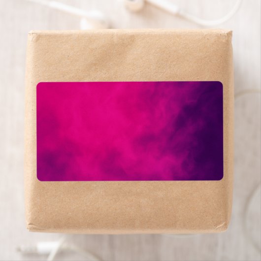 Étiquettes d'expédition Pink Purple Gradient - Per (En situation)