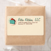 Étiquettes d'expédition Retro Toaster (En situation)