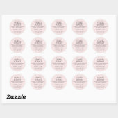 Étiquettes d'extrait de vanille rose avec instruct (Feuille)