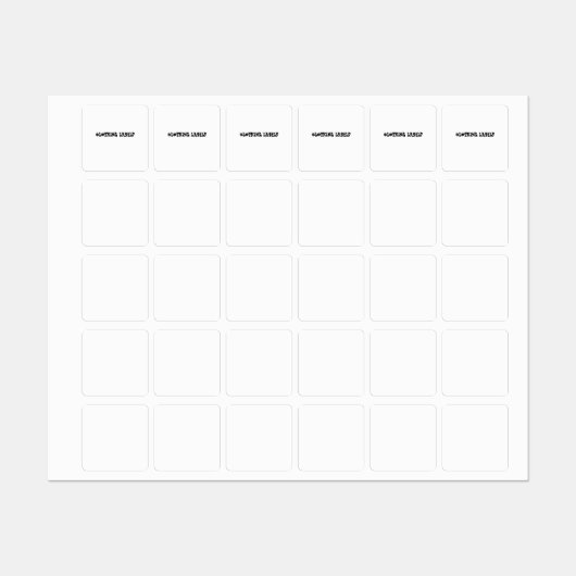 ÉTIQUETTES D'HABILLEMENT (Feuille)