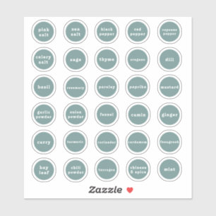 Étiquettes d'herbes et d'épices