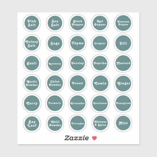 Étiquettes d'herbes et d'épices (Feuille)