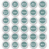 Étiquettes d'herbes et d'épices (Devant)