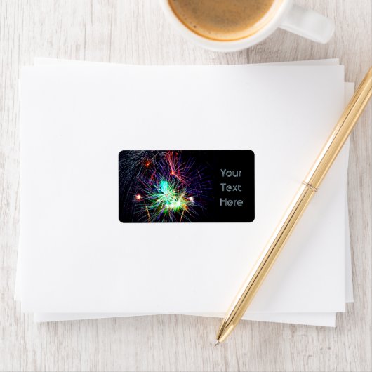 Étiquettes d'identification Fireworks (En situation)