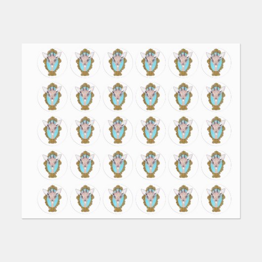 ÉTIQUETTES DIKDIK (Feuille)