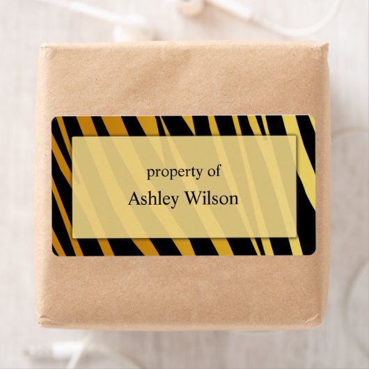 Étiquettes d'impression Tiger (En situation)