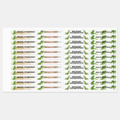 Étiquettes Dinosaur t-rex autocollants d'identification de pl (Feuille)