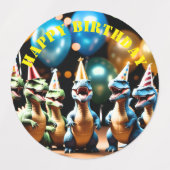 Étiquettes Dinosaure (Design 2)