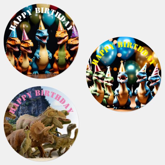Étiquettes Dinosaure (Groupe)