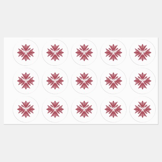 Étiquettes Divine colombe de paix (Feuille)