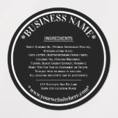 Étiquettes do-it-yourself produit étanche (Design 2)