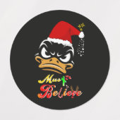 Étiquettes Doit Croire Noël (Design 1)