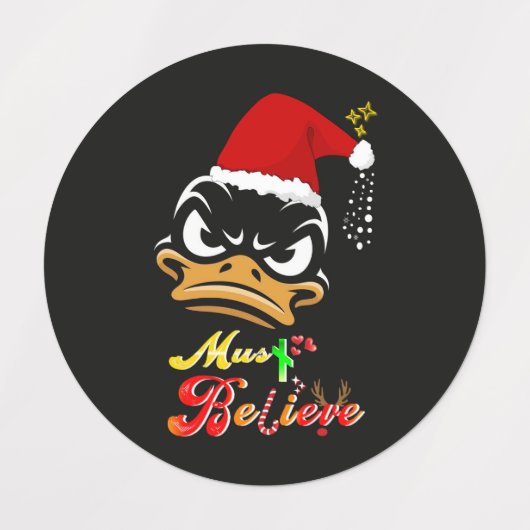Étiquettes Doit Croire Noël (Design 5)
