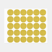 Étiquettes dollar or (Feuille)