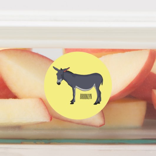 Étiquettes Donkey cartoon (Apposé)