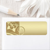 Étiquettes d'or Matte (En situation)