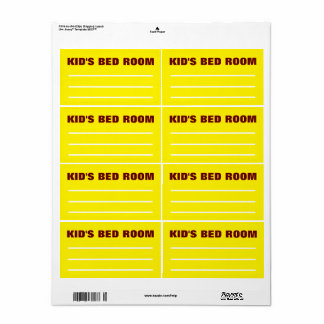 Étiquettes d'organisation d'emballage en mouvement