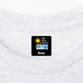 Étiquettes Dormir de plongée Conception répétée - Vêtements p (Apposé)
