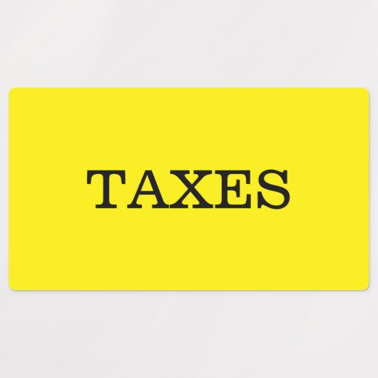 Étiquettes Dossier (Design 1)