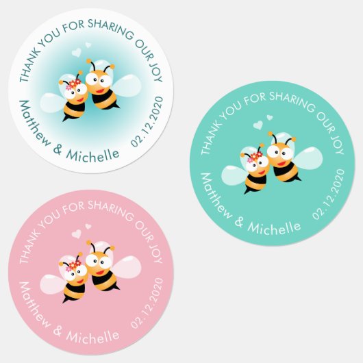 Étiquettes Douce Signifie Avoir Un Couple Mignonne Merci Mari (Groupe)